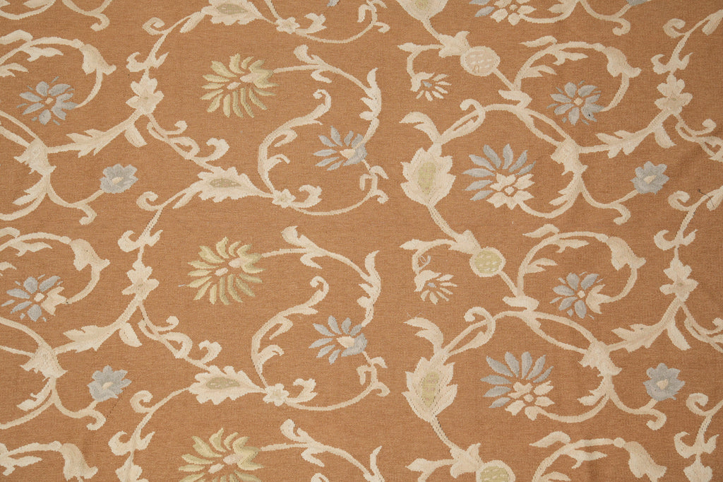 9 x 12.6 Handmade Contemporary Transitional Wool Rug FLAT WEAVE Ralph Lauren #PIX-14612