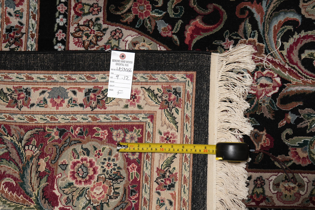 9 x 12 Wool and Silk Fine Quality Carpet French Pattern #LA-53066