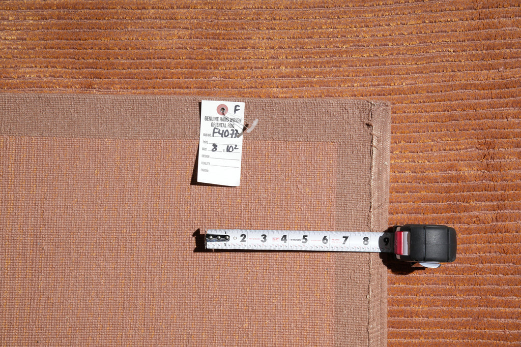 8.0 x 10.2 New Handmade Modern Rug Wool and Silk  #F-4077