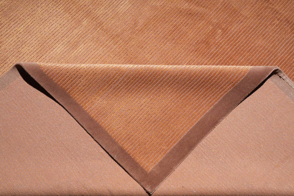 8.0 x 10.2 New Handmade Modern Rug Wool and Silk  #F-4077