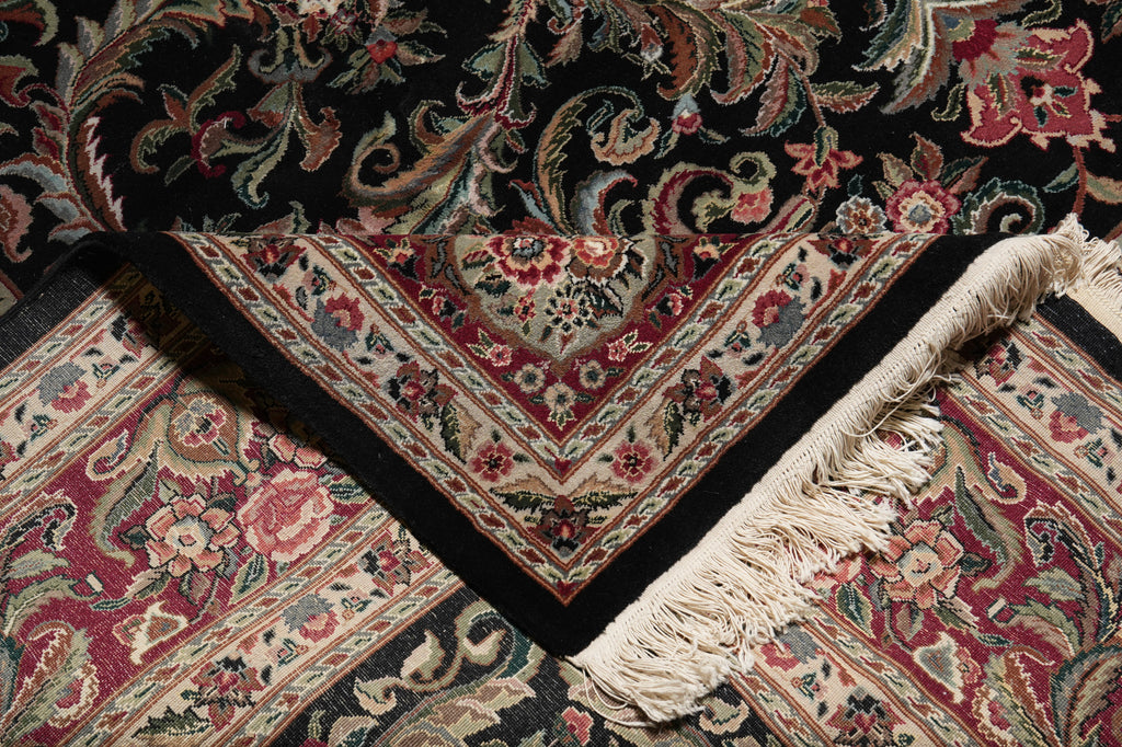 9 x 12 Wool and Silk Fine Quality Carpet French Pattern #LA-53066