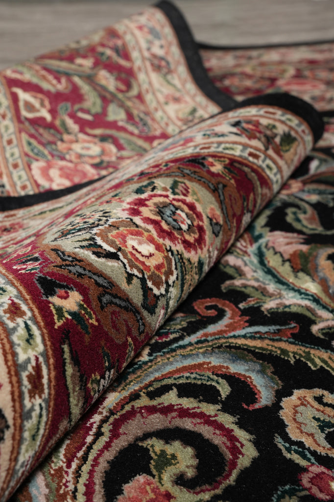 9 x 12 Wool and Silk Fine Quality Carpet French Pattern #LA-53066