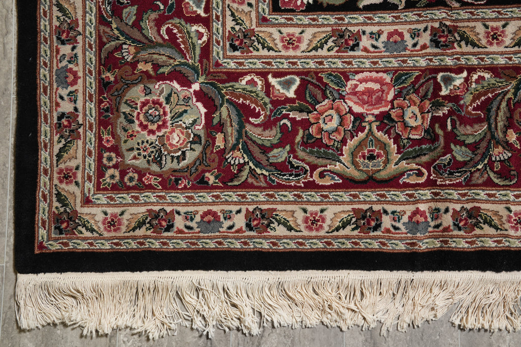 9 x 12 Wool and Silk Fine Quality Carpet French Pattern #LA-53066