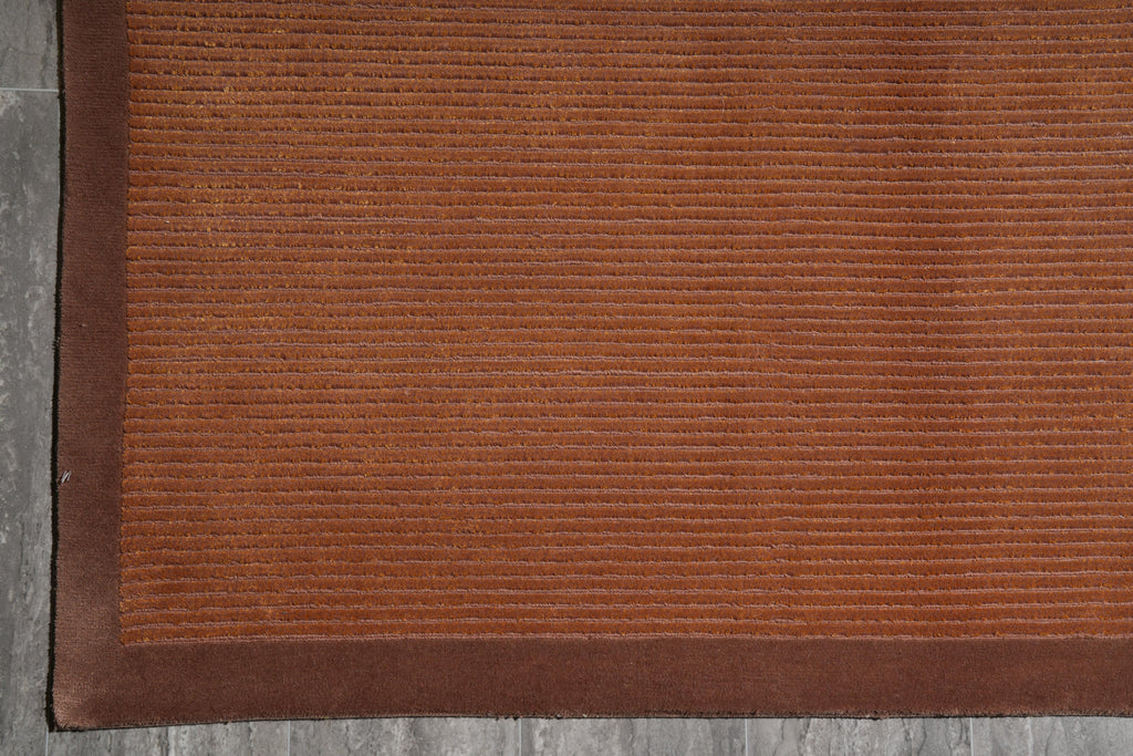 8.0 x 10.2 New Handmade Modern Rug Wool and Silk  #F-4077