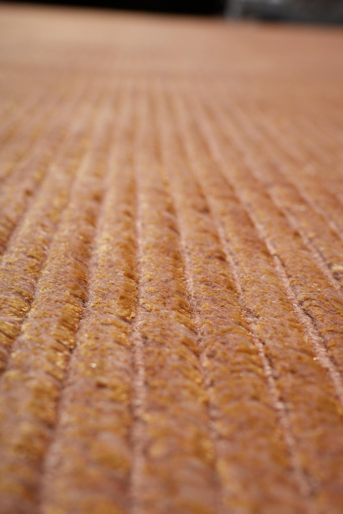 8.0 x 10.2 New Handmade Modern Rug Wool and Silk  #F-4077