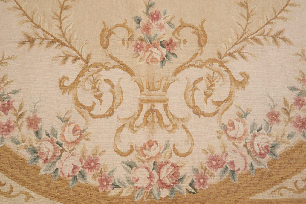 9 x 12 Handmade Aubusson Flat Weave French 17 Century Style #PIX-14758