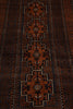 Load image into Gallery viewer, 3.7 x 6.6 Hand-Knotted Afghan Herati Wool Rug #F-3241