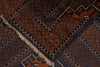 Load image into Gallery viewer, 3.7 x 6.6 Hand-Knotted Afghan Herati Wool Rug #F-3241