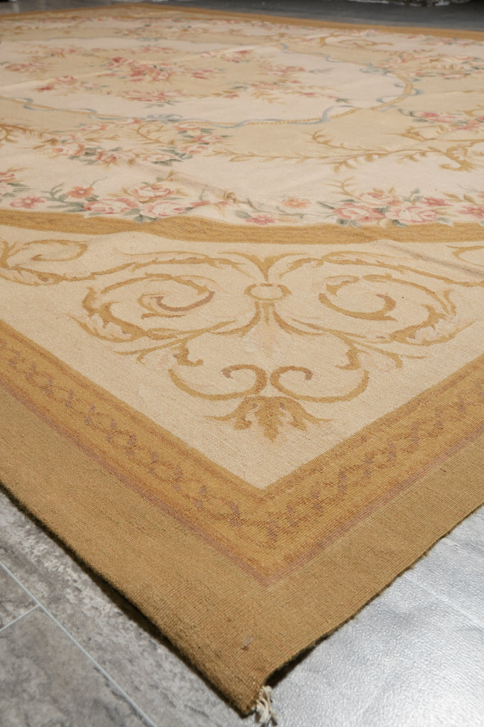 9 x 12 Handmade Aubusson Flat Weave French 17 Century Style #PIX-14758