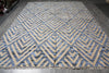 Load image into Gallery viewer, 9 x 12 New Handmade Flat Weave Wool Modern Rug Wool and Bamboo Silk  #F-4078