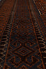 Load image into Gallery viewer, 3.7 x 6.6 Hand-Knotted Afghan Herati Wool Rug #F-3241