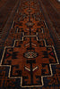 Load image into Gallery viewer, 3.7 x 6.6 Hand-Knotted Afghan Herati Wool Rug #F-3241