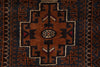 Load image into Gallery viewer, 3.7 x 6.6 Hand-Knotted Afghan Herati Wool Rug #F-3241