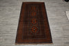 Load image into Gallery viewer, 3.7 x 6.6 Hand-Knotted Afghan Herati Wool Rug #F-3241