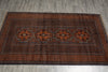 Load image into Gallery viewer, 3.7 x 6.6 Hand-Knotted Afghan Herati Wool Rug #F-3241