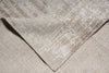 Load image into Gallery viewer, 12 x 18 Plain Natural Beige Soft Silky Rug Contempory #F-3291