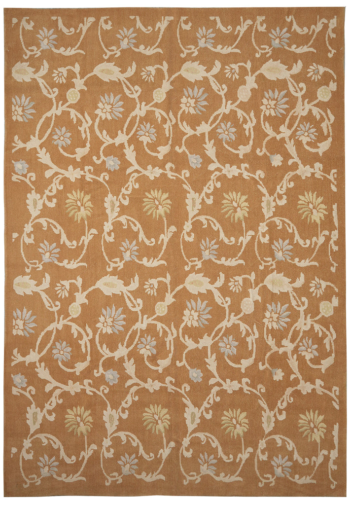 9 x 12.4 Handmade Contemporary Transitional Flat Weave Rug 