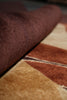 Load image into Gallery viewer, 8.0 x 10 Modern Handmade Wool Rug Black Burgundy #F-4080