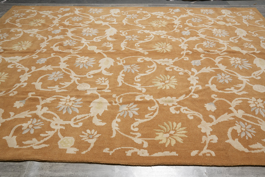 9 x 12.4 Handmade Contemporary Transitional Flat Weave Rug #LA-53051