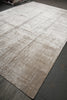 Load image into Gallery viewer, 12 x 18 Plain Natural Beige Soft Silky Rug Contempory #F-3291