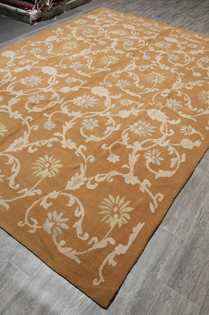 9 x 12.4 Handmade Contemporary Transitional Flat Weave Rug #LA-53051