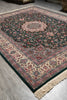 Load image into Gallery viewer, 9.3 x 12 Emerald Green  Fine Handmade Pakistan Carpet #PIX-3161