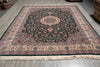 Load image into Gallery viewer, 9.3 x 12 Emerald Green  Fine Handmade Pakistan Carpet #PIX-3161