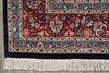 Load image into Gallery viewer, 9.1 x 12.6 Fine Handmade Rug Black Colorfull Floral #PIX-14343