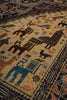 Load image into Gallery viewer, 4 x 7 Detailed Animal Motif Tribal Rug Lovely One Of a Kind #F-3251