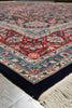 Load image into Gallery viewer, 9.1 x 12.6 Fine Handmade Rug Black Colorfull Floral #PIX-14343