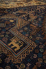 Load image into Gallery viewer, 4 x 7 Detailed Animal Motif Tribal Rug Lovely One Of a Kind #F-3251