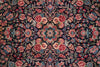 Load image into Gallery viewer, 9.1 x 12.6 Fine Handmade Rug Black Colorfull Floral #PIX-14343