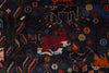 Load image into Gallery viewer, 3.9 x 7 Dark Animal Motif Village Tribal Rug #F-3240