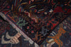 Load image into Gallery viewer, 3.9 x 7 Dark Animal Motif Village Tribal Rug #F-3240