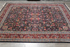 Load image into Gallery viewer, 9.1 x 12.6 Fine Handmade Rug Black Colorfull Floral #PIX-14343