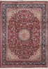 Load image into Gallery viewer, 9 x 12 Fine Quality Wool and Silk Carpet Rich Burgundy #PIX-3171