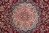 Load image into Gallery viewer, 9 x 12 Fine Quality Wool and Silk Carpet Rich Burgundy #PIX-3171
