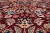 Load image into Gallery viewer, 9 x 12 Fine Quality Wool and Silk Carpet Rich Burgundy #PIX-3171