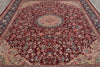 Load image into Gallery viewer, 9 x 12 Fine Quality Wool and Silk Carpet Rich Burgundy #PIX-3171