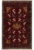 Load image into Gallery viewer, 4.4 x 6.7 Afghan Tribal Animal Motif Rug #F-3257