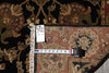 Load image into Gallery viewer, 4.0 x 10.0 Wide Runner Handmade Jaipur Carpet Black #F-4082