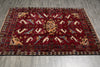 Load image into Gallery viewer, 4.4 x 6.7 Afghan Tribal Animal Motif Rug #F-3257