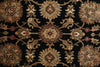 Load image into Gallery viewer, 4.0 x 10.0 Wide Runner Handmade Jaipur Carpet Black #F-4082