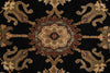 Load image into Gallery viewer, 4.0 x 10.0 Wide Runner Handmade Jaipur Carpet Black #F-4082