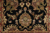 Load image into Gallery viewer, 4.0 x 10.0 Wide Runner Handmade Jaipur Carpet Black #F-4082