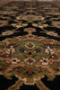 Load image into Gallery viewer, 4.0 x 10.0 Wide Runner Handmade Jaipur Carpet Black #F-4082