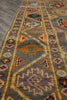 Load image into Gallery viewer, 2.7 x 6.7' Feet Runner Kazak Gray Green #F-3264