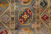 Load image into Gallery viewer, 2.7 x 6.7' Feet Runner Kazak Gray Green #F-3264