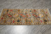 Load image into Gallery viewer, 2.7 x 6.7' Feet Runner Kazak Gray Green #F-3264