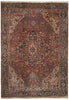 Load image into Gallery viewer, 9.8 x 13  Hand-Knotted ANTIQUE Persian Ferahan Sarouk Rug